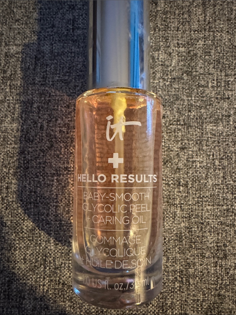 IT Cosmetics Hello Results Baby-Smooth Glycolic Peel + Caring Oil - NEW